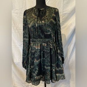 Beautiful Ted Baker full skirt mini-dress NWT size 6